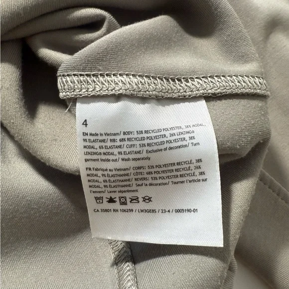 Lululemon | Ribbed Softstreme Jacket | US W 4 | Riverstone - Picture 5 of 5